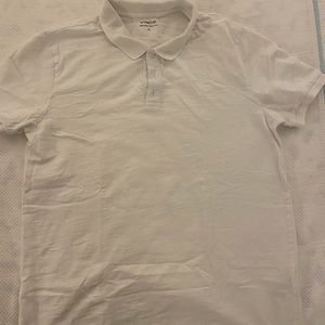 Vince Classic White Polo - Medium